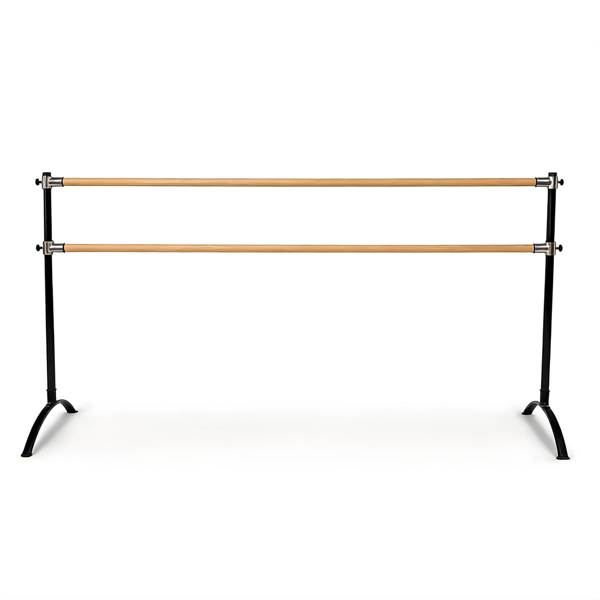 Ballet Barre Portable for Home or Studio, Freestanding Adjustable Bar for Stretch, Balance, Pilates, Dance or Active Workouts, Single or Double Bar, Kids and Adults