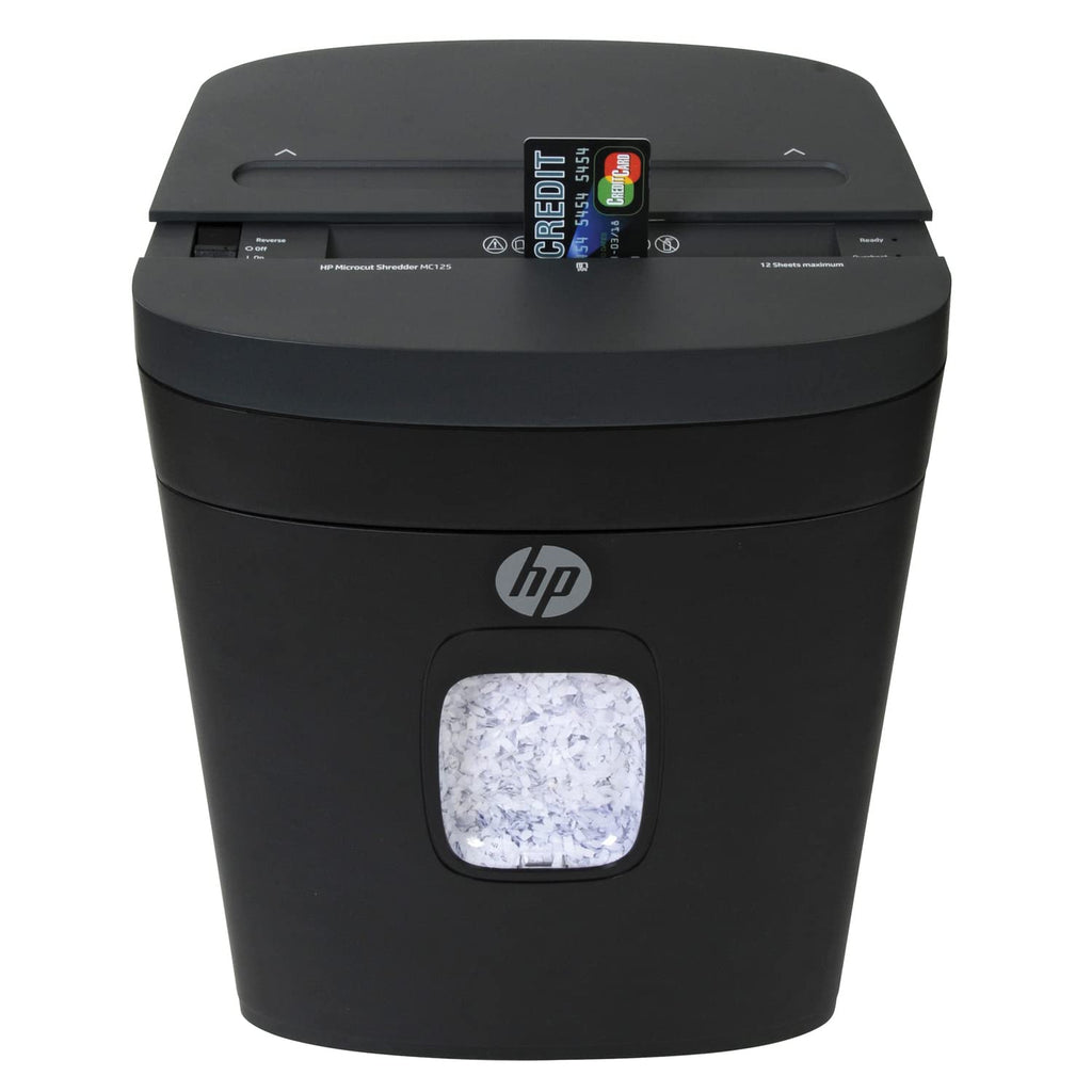 HP - Micro Cut Paper Shredder, 16-Sheet with Slide Top for Office