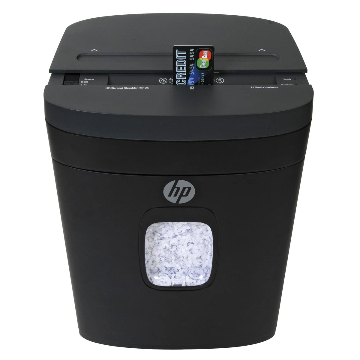 HP - Micro Cut Paper Shredder, 16-Sheet with Slide Top for Office