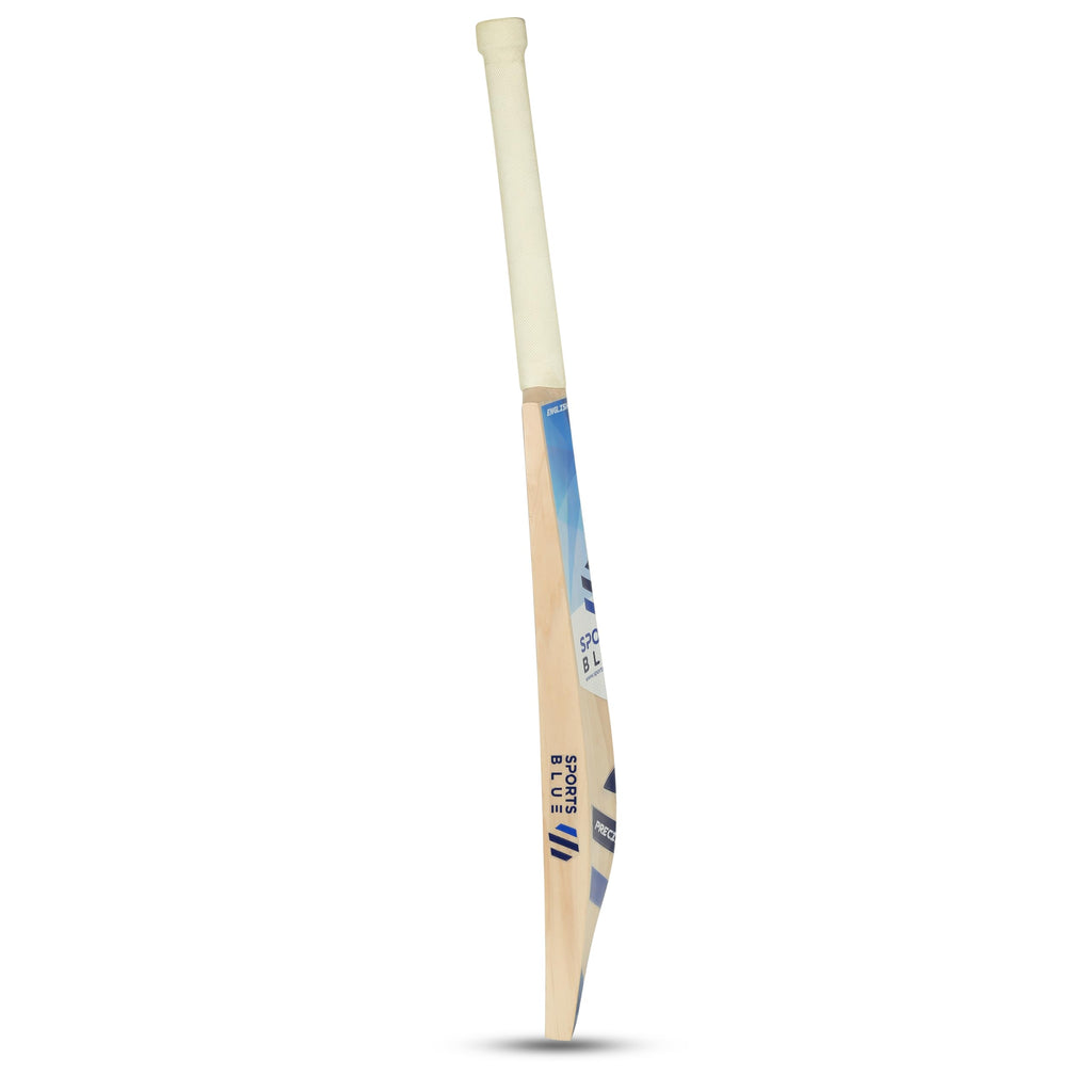 Sports Blue English Willow Cricket Bat | Grade 1 Cricket bat | 9+ Straight Grains with 38mm+ Edges | Ready to Play with oiling and Knocking