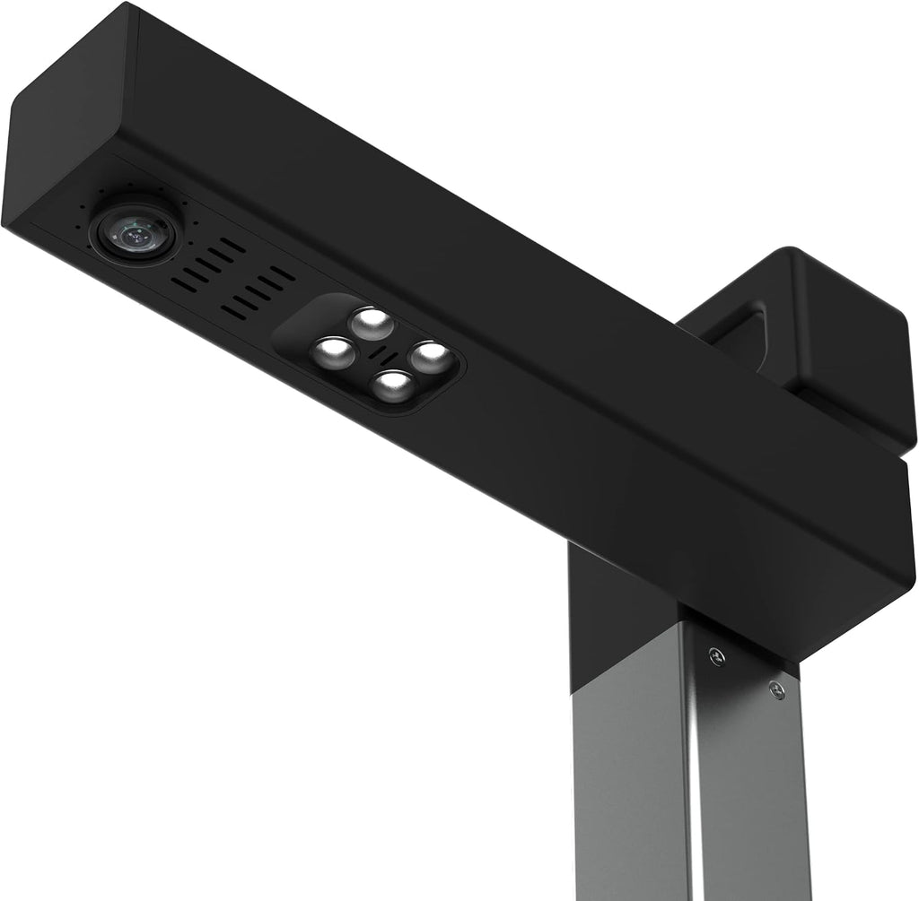 IRIScan Desk 6-Document Scanner,Auto-Flatten & Deskew Tech, 12MP Camera, Capture Letter Size (8,5x11in),Text to Speech 138 Languages OCR,PDF/Searchable PDF/Word/Tiff/Excel,Windows & MacOS,Silver Grey
