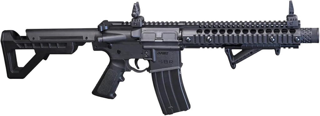 DPMS SBR CO2 BB Air Rifle - 25-Round Mag - 430 FPS - Black