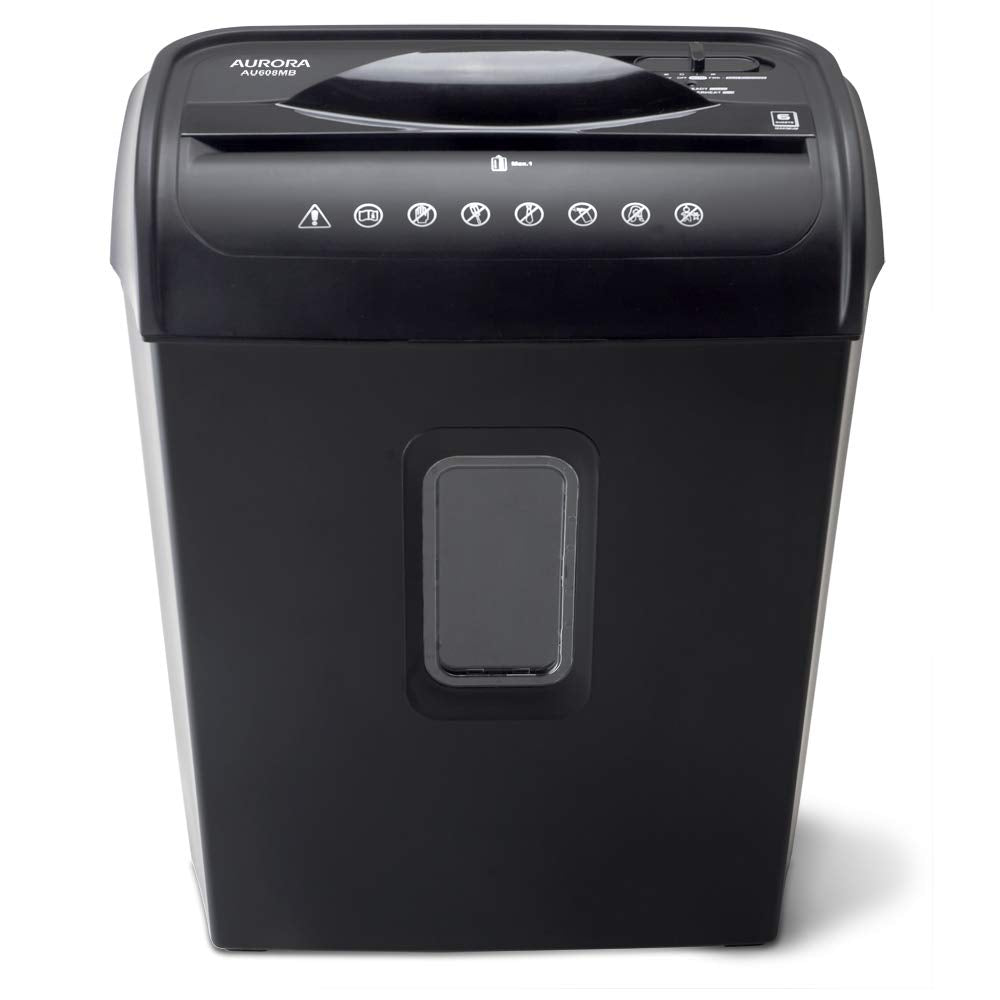 Aurora AU1225MA High-Security 12-Sheet Micro-Cut Paper and CD/Credit Card Shredder/ 5-Gallon Pullout Basket/40 Minutes Run Time