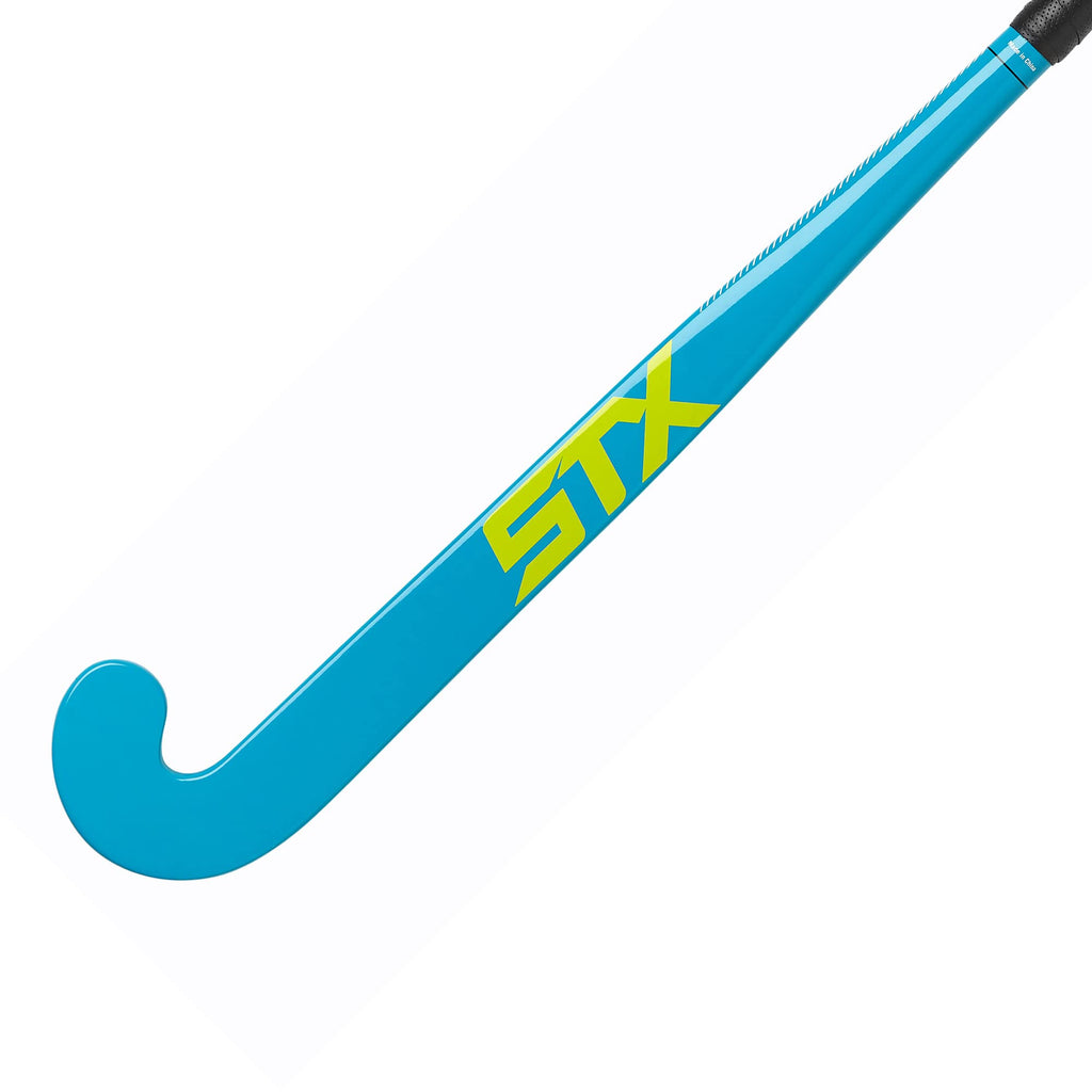 STX Field Hockey Start Pack - Junior with Stick, Shin Guards, Bag & Balls, Black/Teal