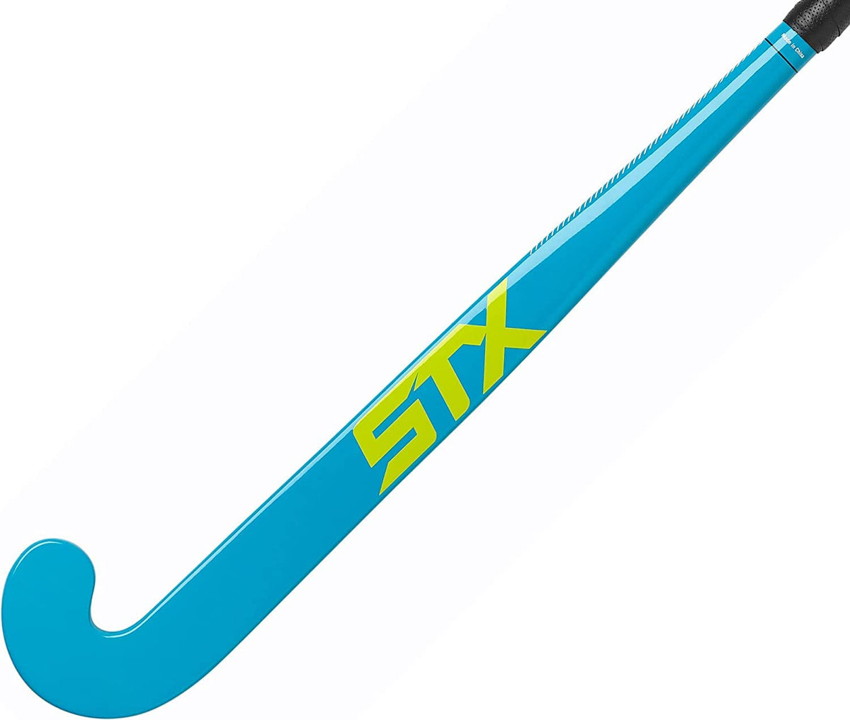 STX Field Hockey Start Pack - Junior with Stick, Shin Guards, Bag & Balls, Black/Teal