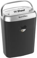 Suntiko Home Office Heavy Duty Cross Cut 14-Sheet Paper Shredder