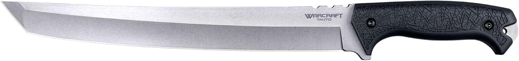 COLD STEEL Warcraft Tanto 4034SS Razor-Sharp Durable Blade GFN Handle Military Tactical Fixed Blade Knife w/Secure-Ex Sheath