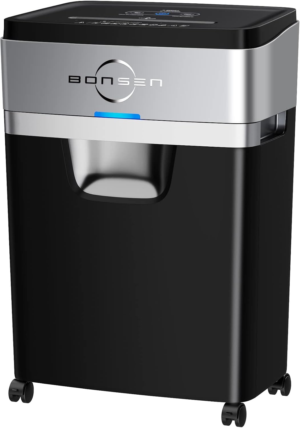 BONSEN 20-Sheet Cross-Cut P-4 High Security Heavy Duty Paper Shredder