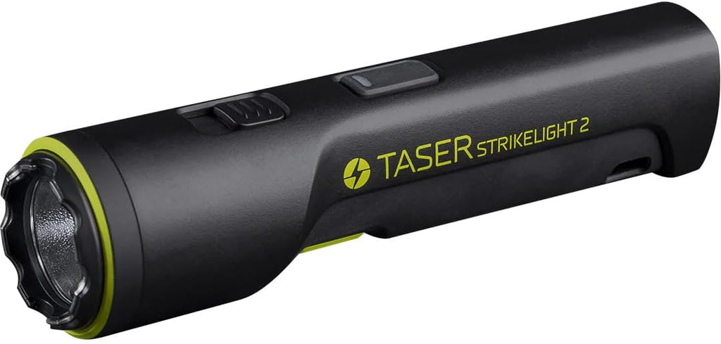 TASER StrikeLight 2 Rechargeable Self-Defense Flashlight with Painful 10 ÂµC Stun Charge | Portable, Lightweight Protection for Running, Jogging, Pet Walking, Camping, Hiking, and Outdoors