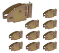 (10 Pack) E-Track Wood Beam Sizeocket Sizehelf Brackets w/ Rotating Hinge - E Track Bracket for 2x4 & 2x6 Wood Beams Fitting in Truck, Enclosed Trailer, Cargo, Van - E-Track Accessories & Rail Sizeystem