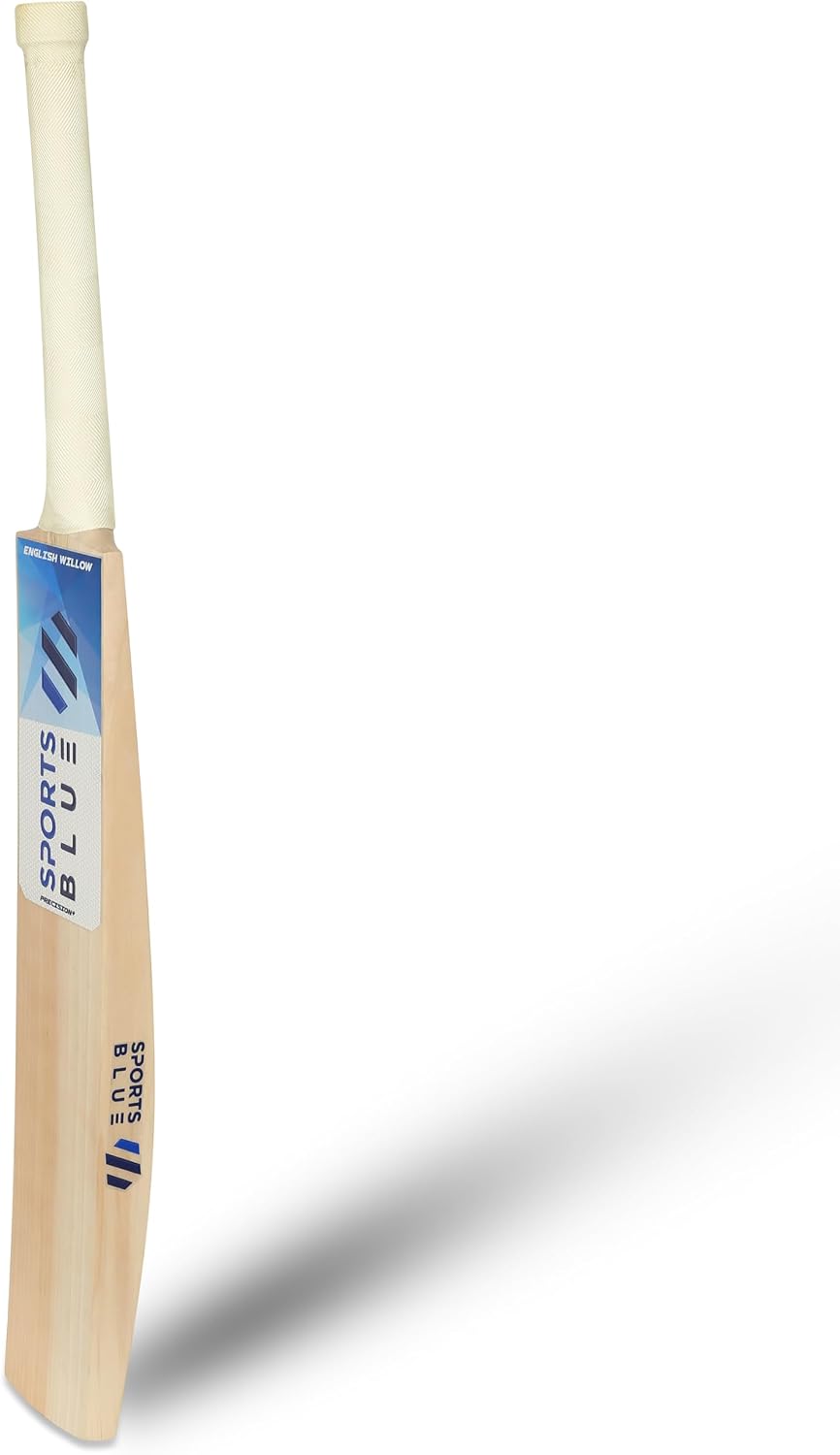 Sports Blue English Willow Cricket Bat | Grade 1 Cricket bat | 9+ Straight Grains with 38mm+ Edges | Ready to Play with oiling and Knocking