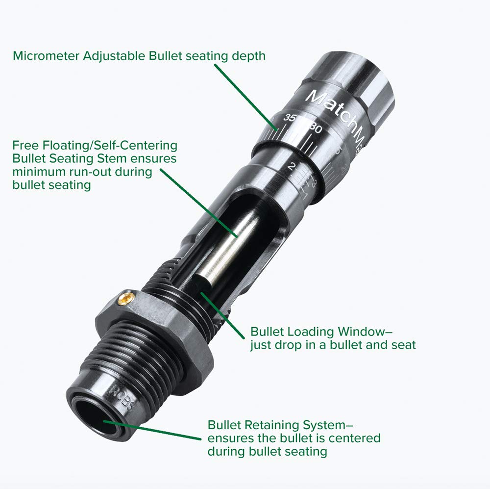 RCBS Matchmaster Competition Full-Length Bushing Set .308 Winchester, Precision Bushing Die Set for Competition Shooting