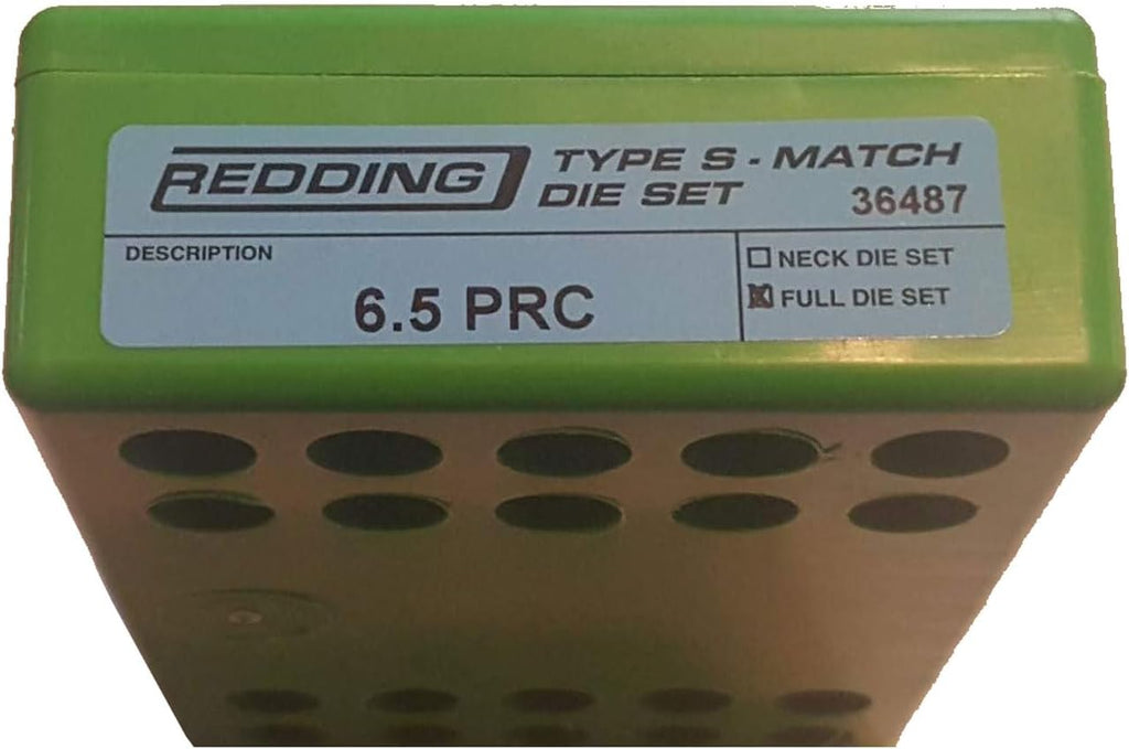 Redding Reloading Type S-Match Bushing Full Die Set | Competition Precision Feeding Chambering