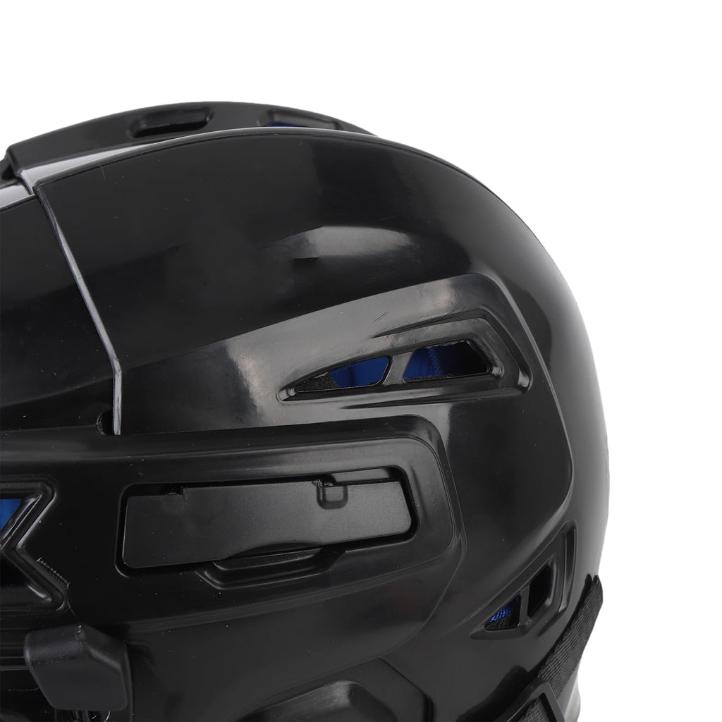 Alomejor Lightweight Hockey Helmet, Professional Training Helmet, Face Protective Equipment for Sports Gear,Black