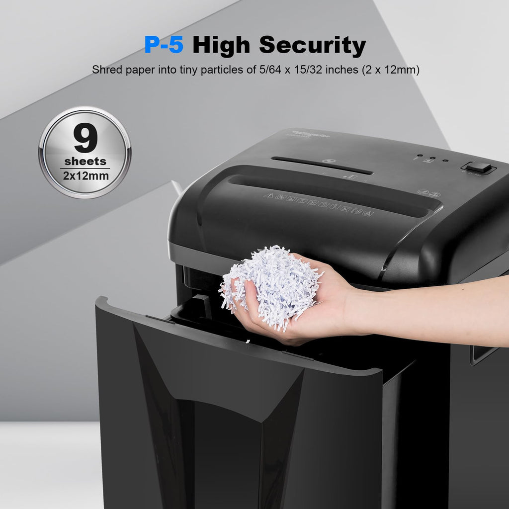 Wingwise 16 Sheets Micro Cut Paper Shredder Heavy Duty for Home Office