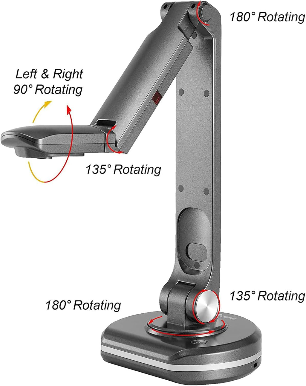 2-Pack JOYUSING V500S Joy-DocCam Document Camera and Get 1 for Free - 1/4" CMOS Sensor, 8.0 Megapixel Camera, 100x Digital Zoom Function, Built-in Microphone, Autofocus Lens, Flexible Arms