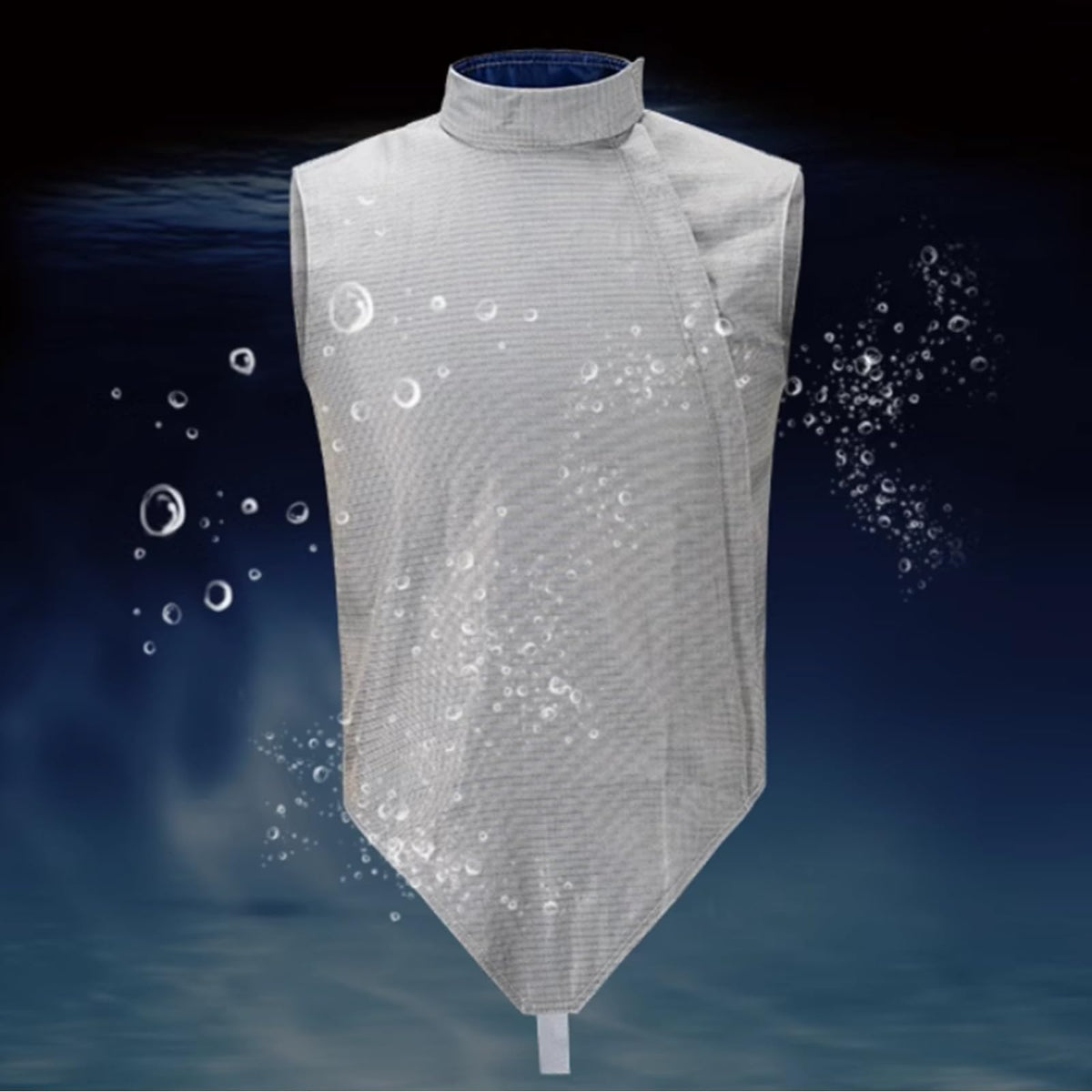 Professional Fencing Foil Lame Jacket, Conductive Metal Vest, Washable and Durable Sleeveless Fencing Uniform for Training and Competition,Right Hand,38