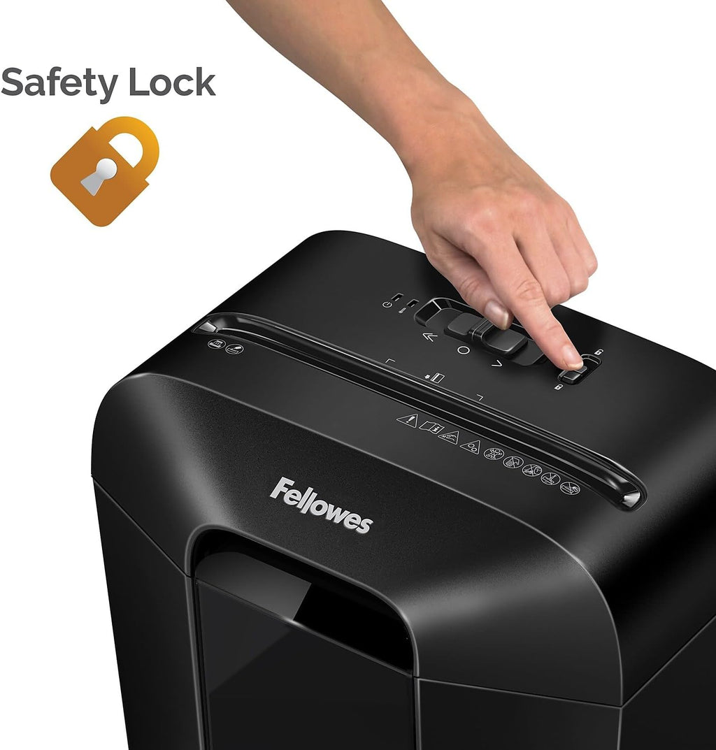 Fellowes Powershred LX70-DB 11 Sheet Cross-Cut Household Paper Shredder for Home Office