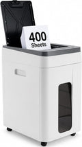 Heavy Duty Paper Shredder 400-Sheet Auto Feed P5 Micro Cut
