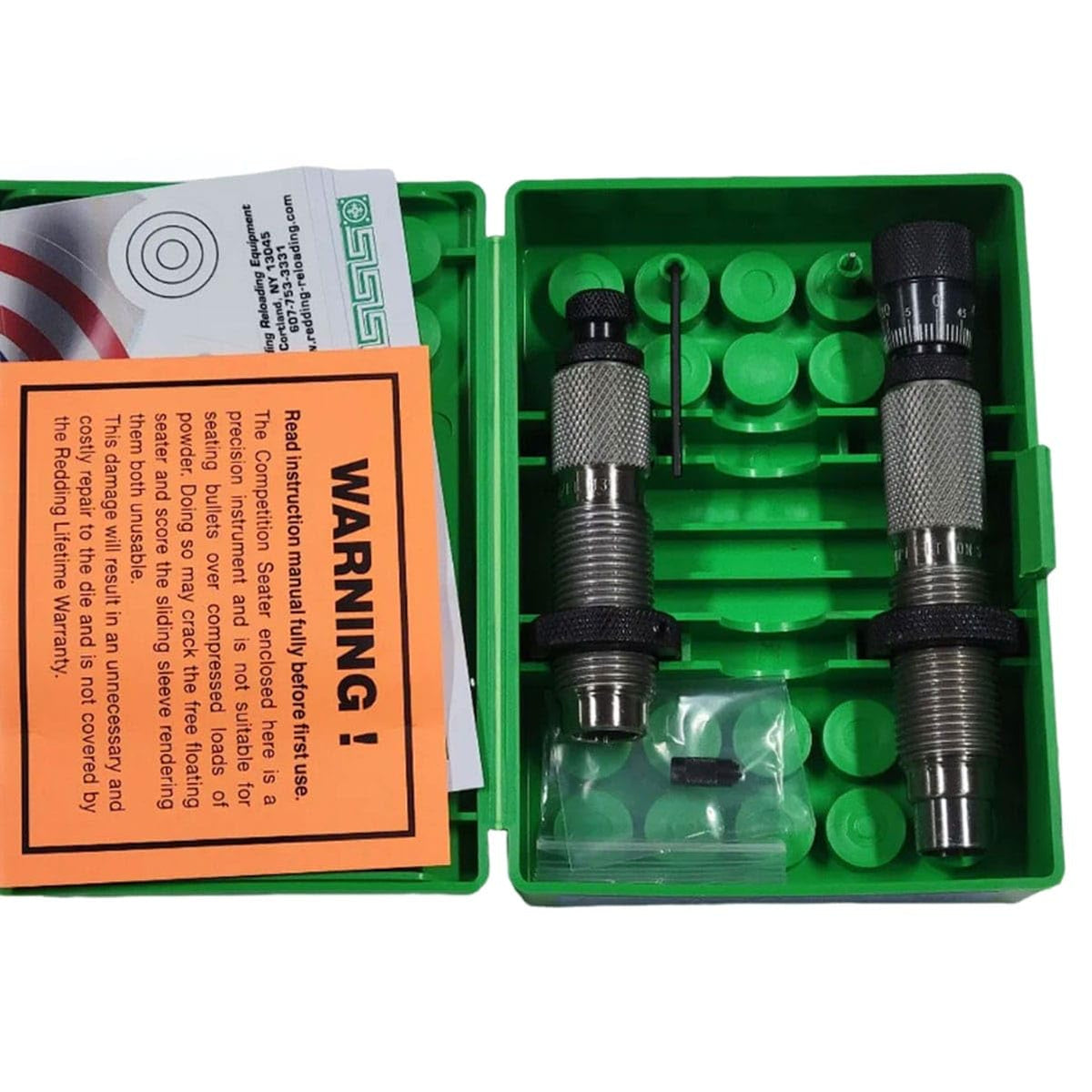 Redding Reloading Type S-Match Bushing Full Die Set | Competition Precision Feeding Chambering