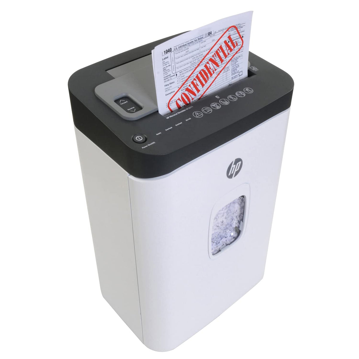HP - Micro Cut Paper Shredder, 12-Sheet Manual, 150-Sheet Auto Feed