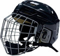 Ice Hockey Helmet with Cage Sports Helmet Hockey Headgear Face Cage Rigid PP Shell with Cushioned EVA Interior Glossy Finish and Vent Openings Suitable for Practice Training Matches