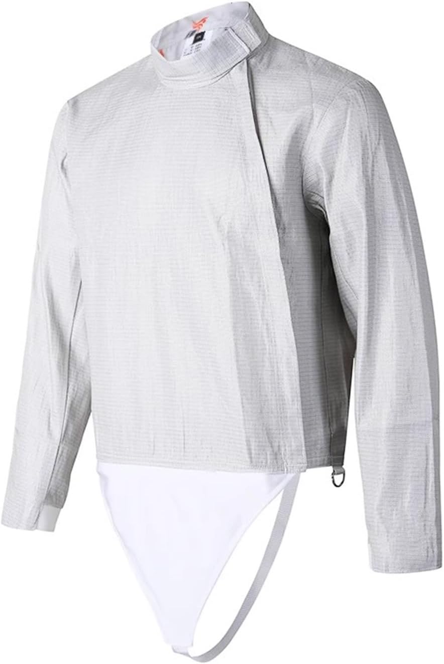 Sabre Lame for Men Women, Non-Washable Fencing Gear, Fencing Electric Sabre Jacket, Fencing Jacket for Right Hand(54#)