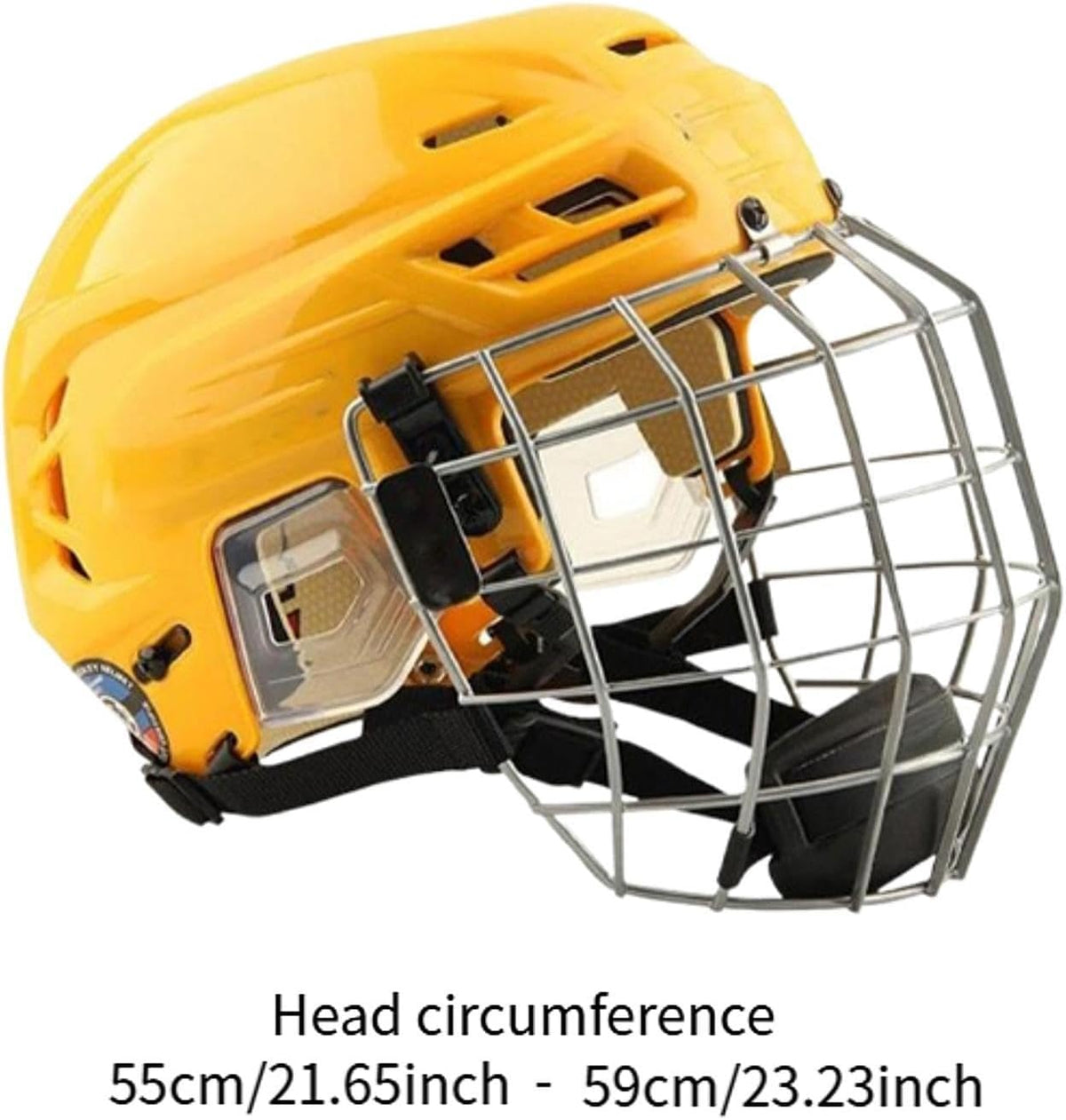 harayaa Hockey Helmet with Facemask Polyethylene Shell Roller Skating Helmet Enhanced Comfort Suitable for Sports Training Competiti