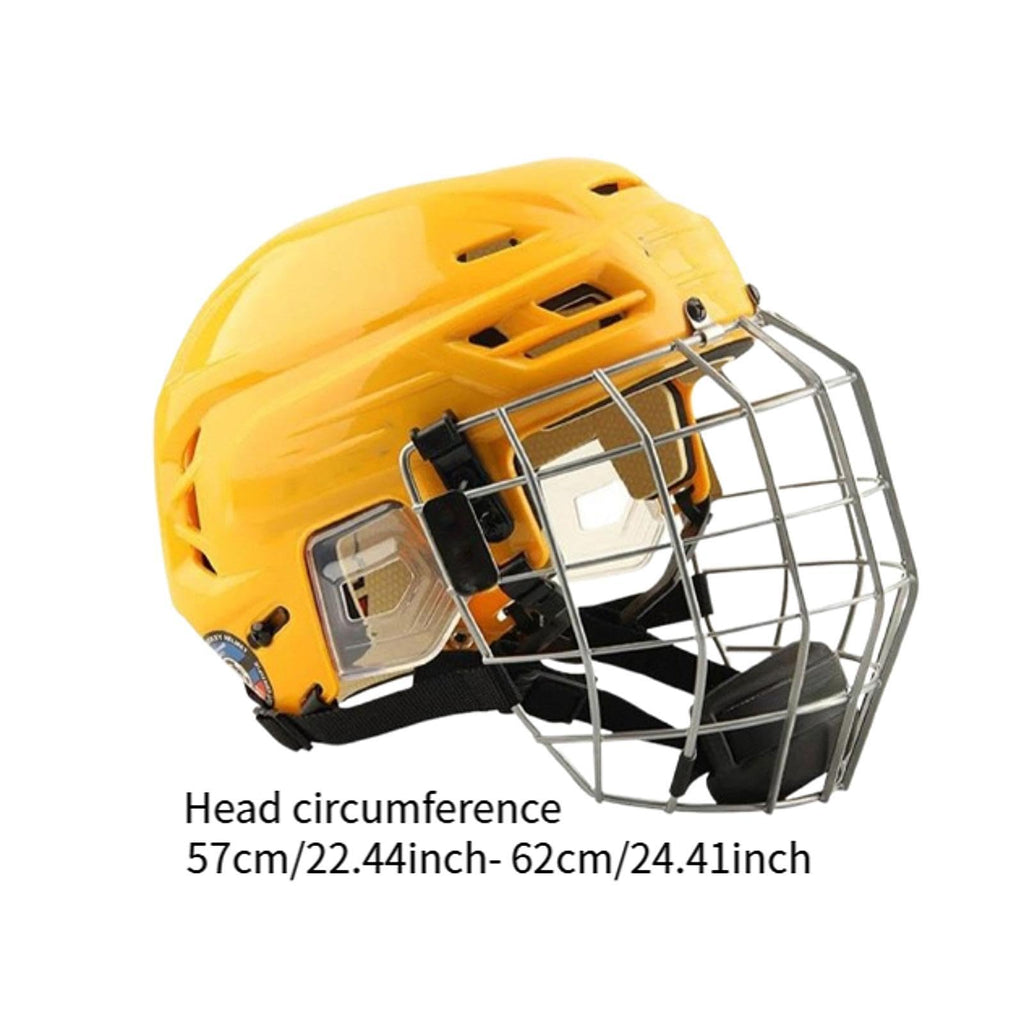 Ice Hockey Player Helmet with Facemask Professional Exercise Competition Training Practice Sport Equipment Ice Skate Helmet