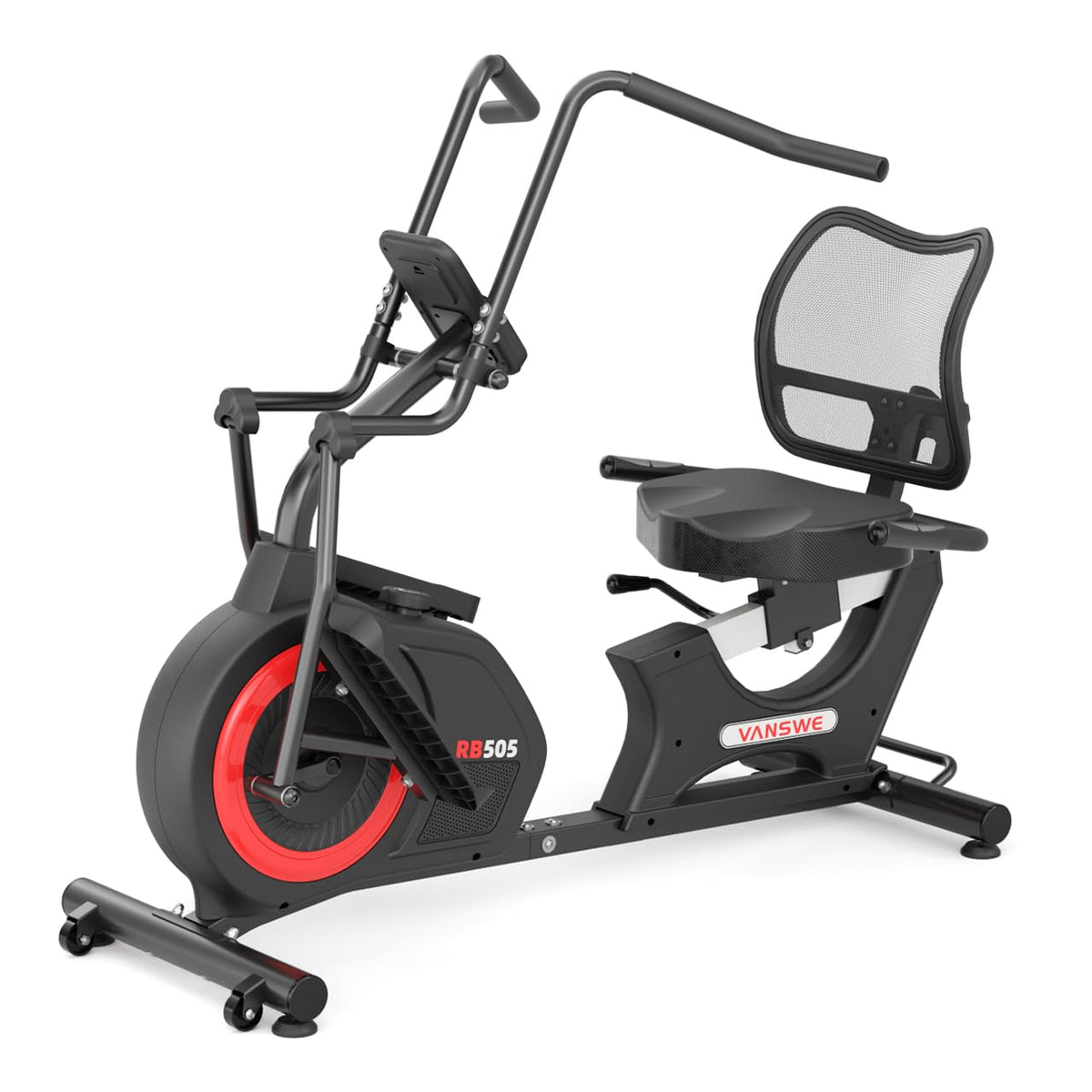 VANSWE Recumbent Elliptical Cross Trainer with Arm Exerciser