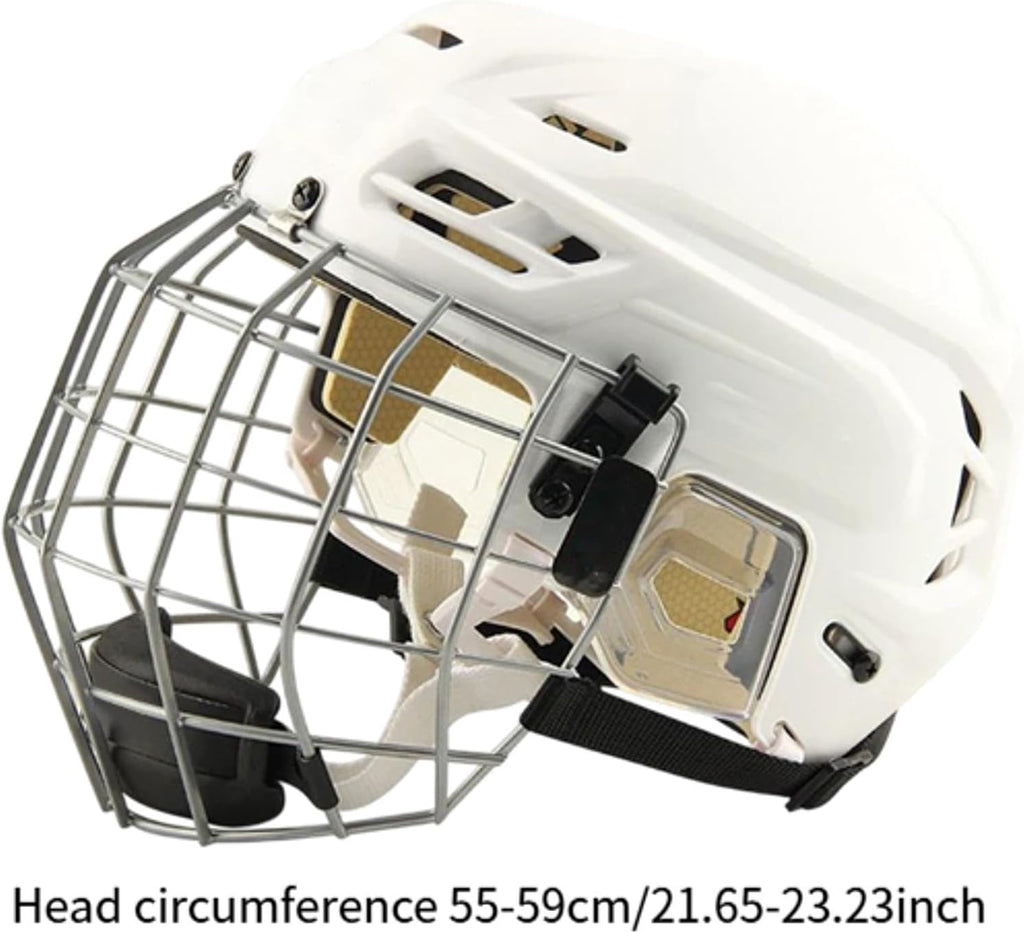 Ice Hockey Player Helmet Competition Professional Sturdy Adjustable Headgear Ice Skate Helmet with Facemask
