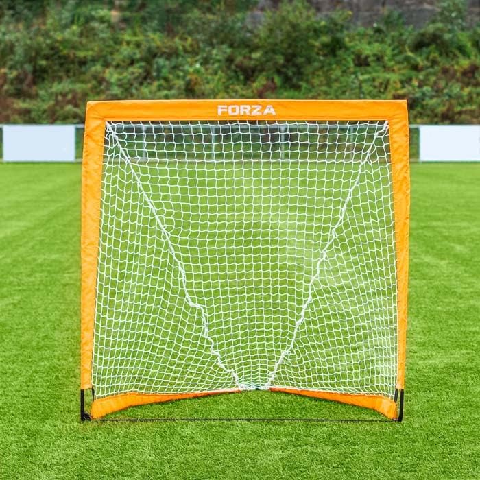 FORZA Flash Pop-Up Lacrosse Goals [4ft x 4ft] - Setup in Seconds! | Perfect for Backyard and Practice - Single or Pair