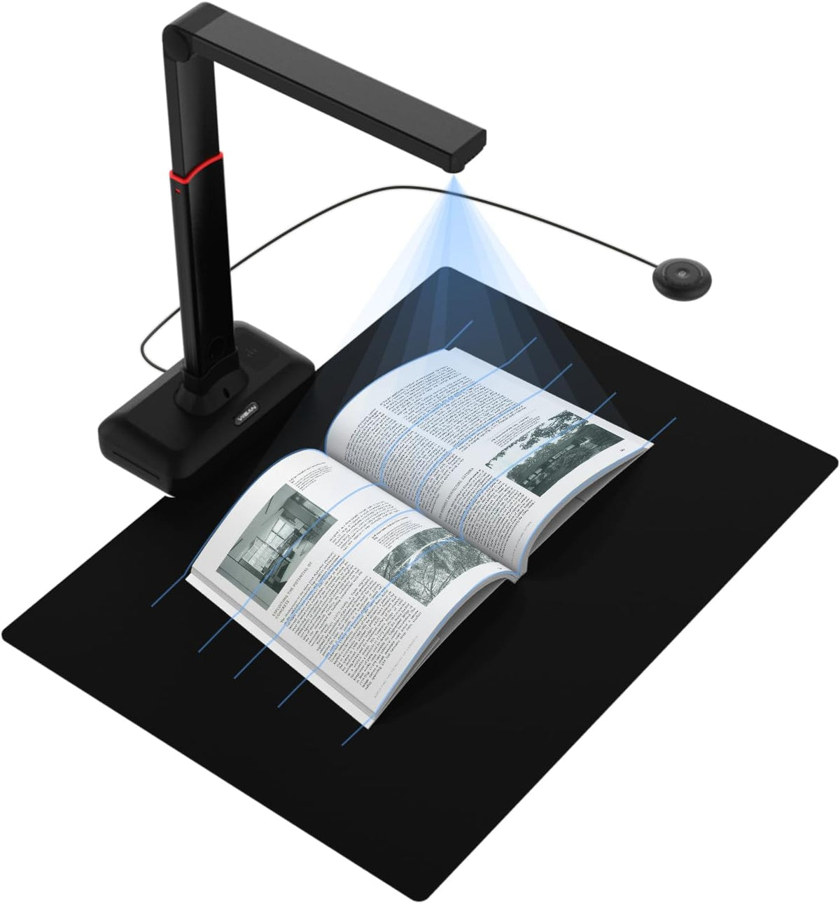 VIISAN Document Scanner, USB 23MP Document Camera, Capture Size Up to A2