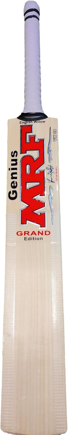 Willow Maste Livesporting Mrf Grand Edition Size 6 English Willow Cricket Bat for 12-14 Yrs (1 kg)