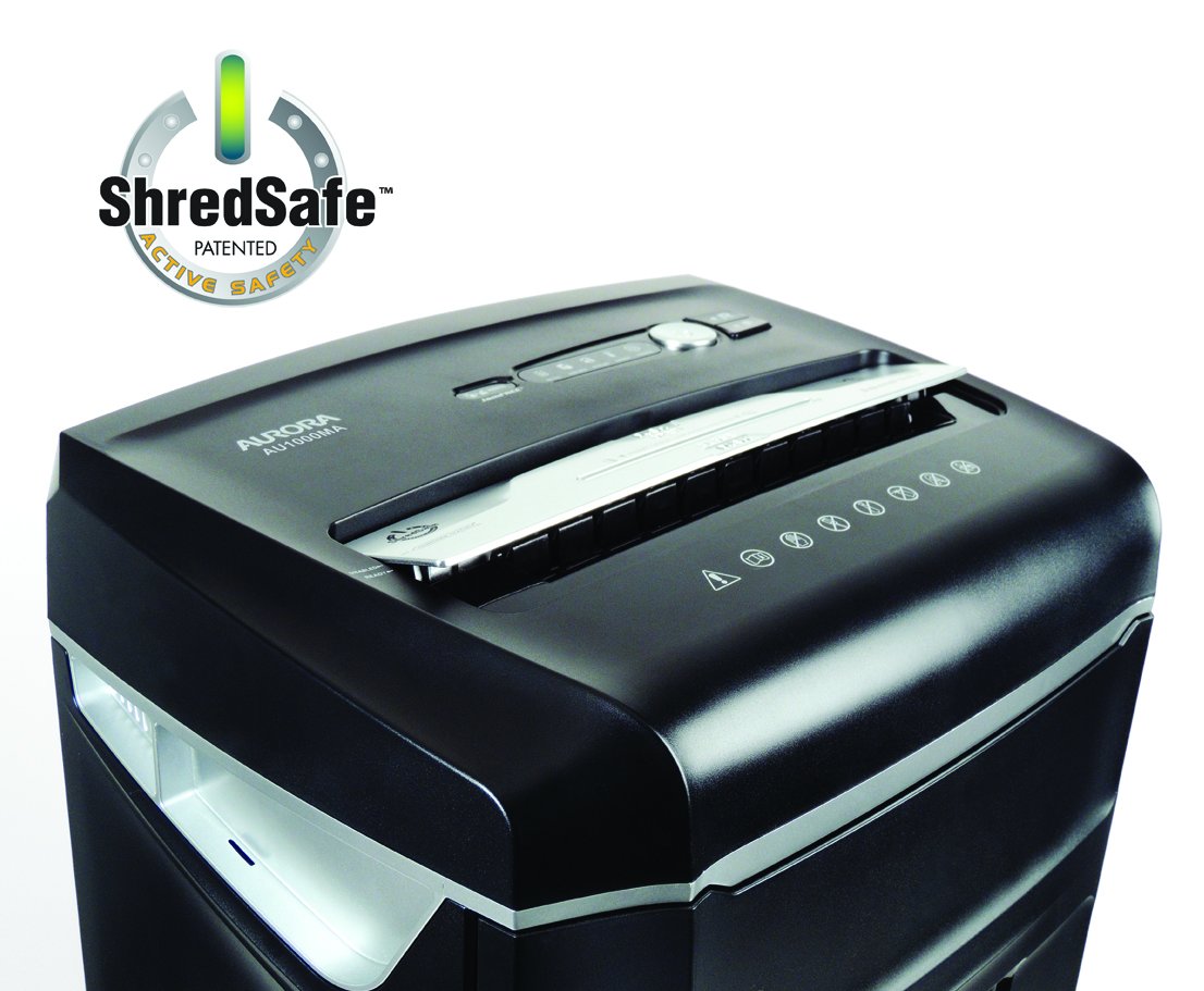 Aurora AU1210MA Professional Grade High Security 12-Sheet Micro-Cut Paper/CD and Credit Card/ 60 Minutes Continuous Run Time Shredder
