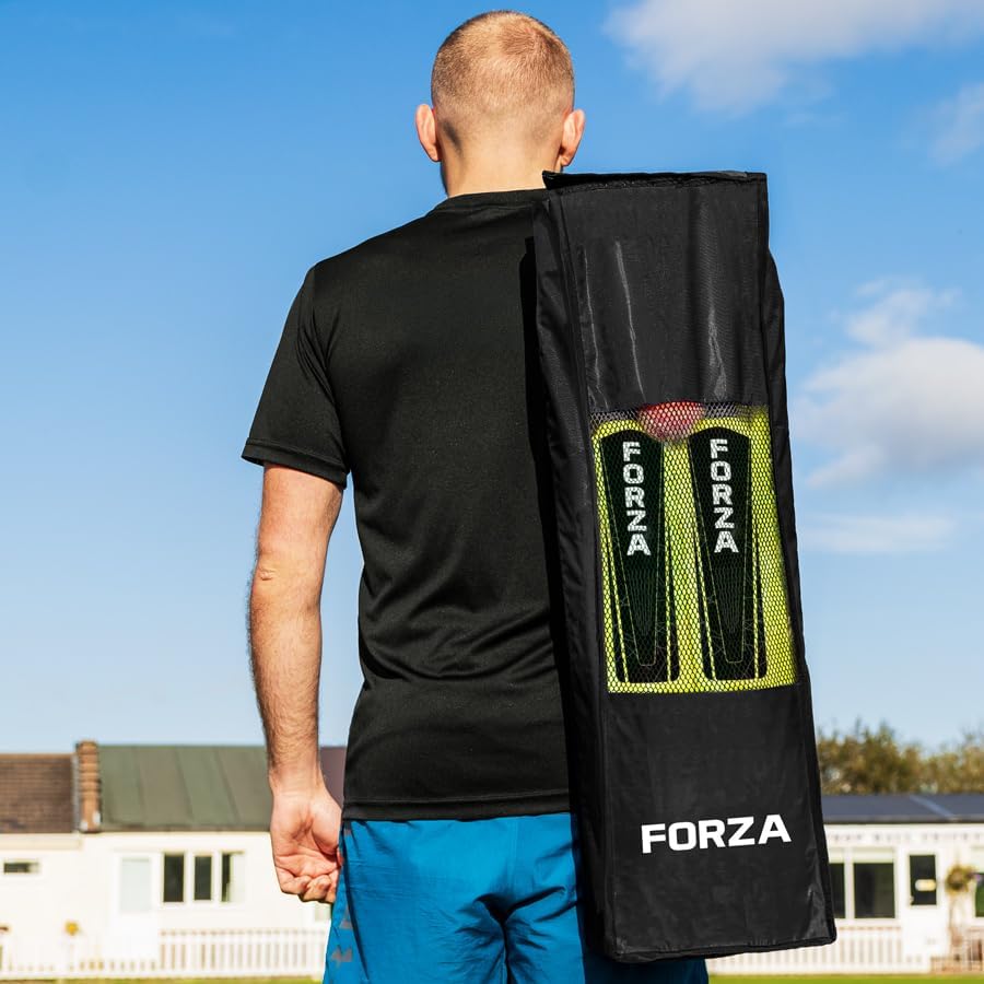 FORZA Plastic Backyard Cricket Set â Portable Lightweight Set with Bats, Stumps & Balls Athletes