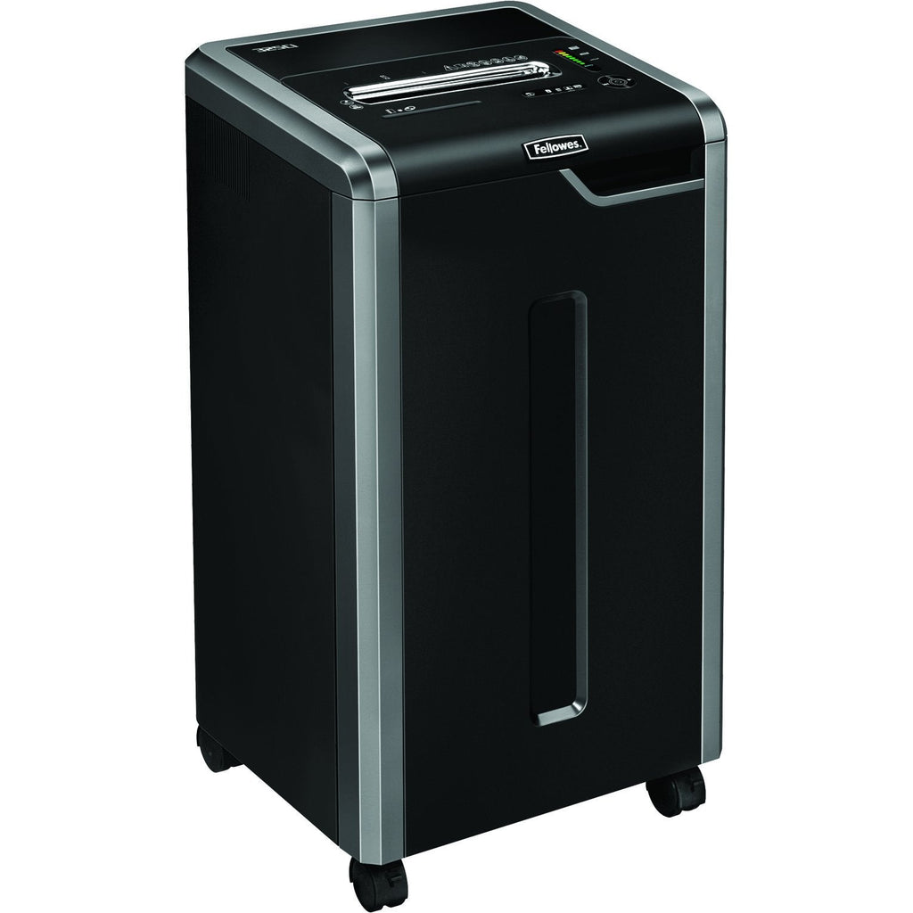 Fellowes Powershred 485Ci 100% Jam Proof Commercial Grade, Quiet Operation 30-Sheet Cross-Cut Paper Shredder, TAA Compliant (38485), Black