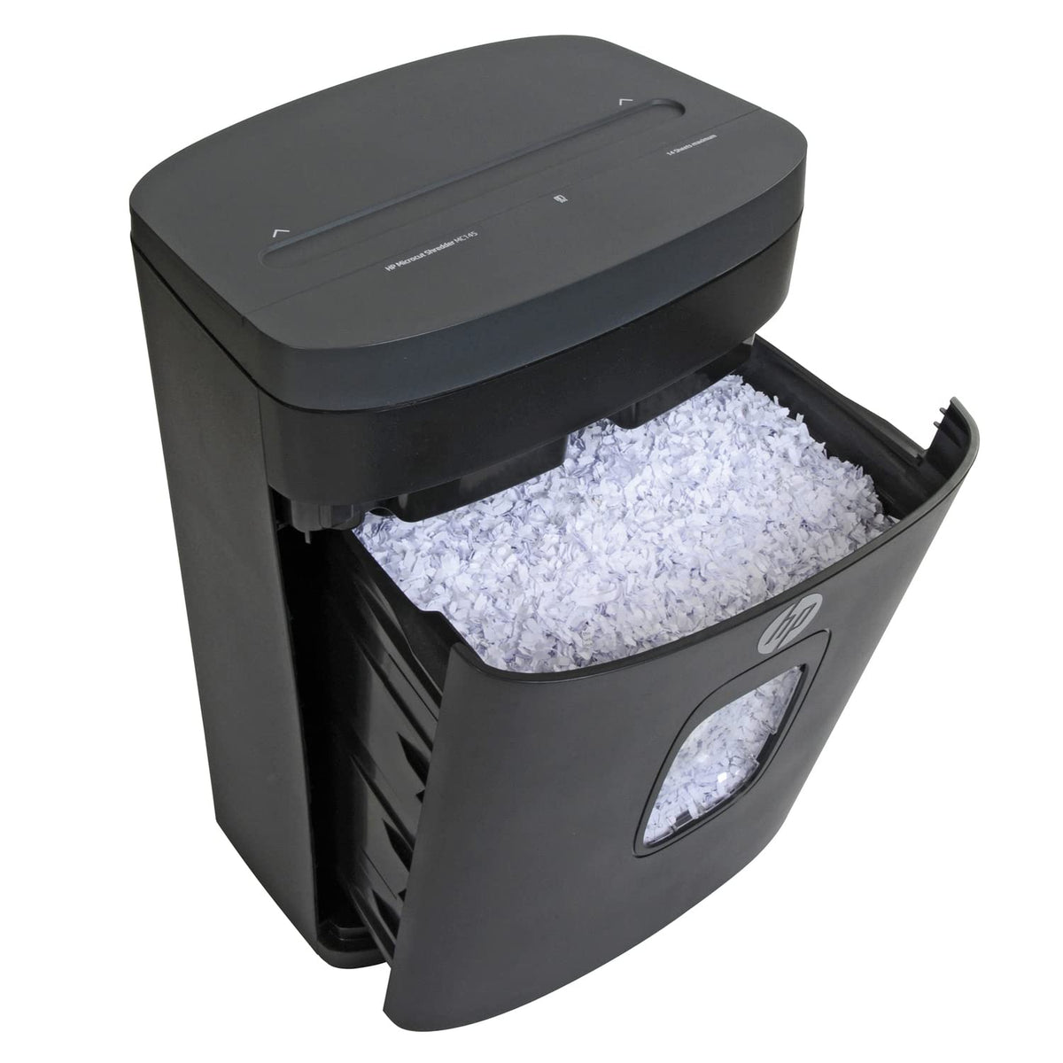 HP - Micro Cut Paper Shredder, 16-Sheet with Slide Top for Office