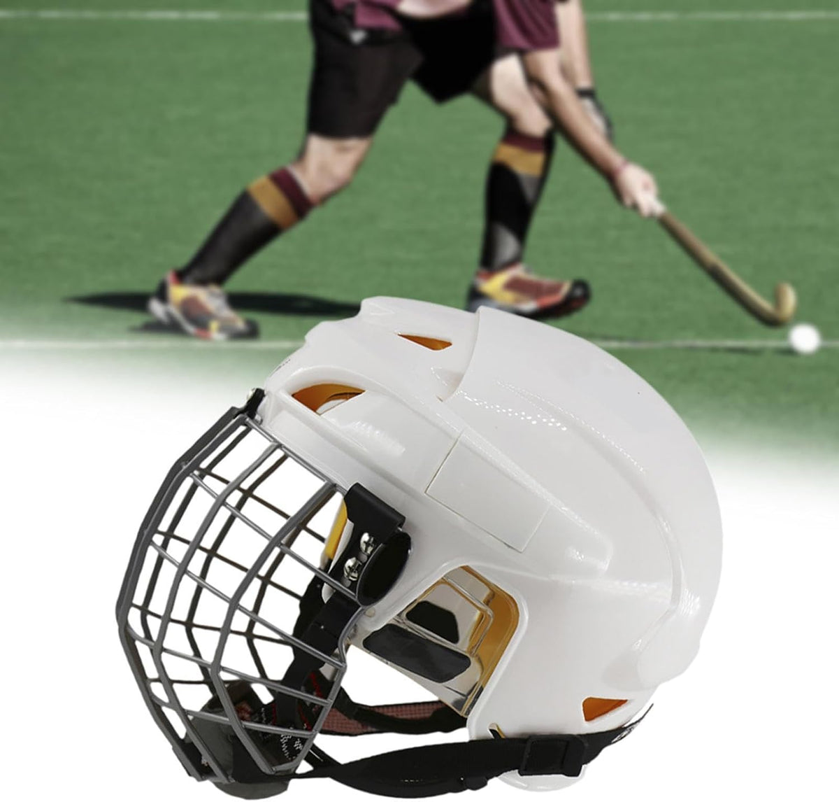 Generic Ice Hockey Helmet for Skaters, XL with Cage