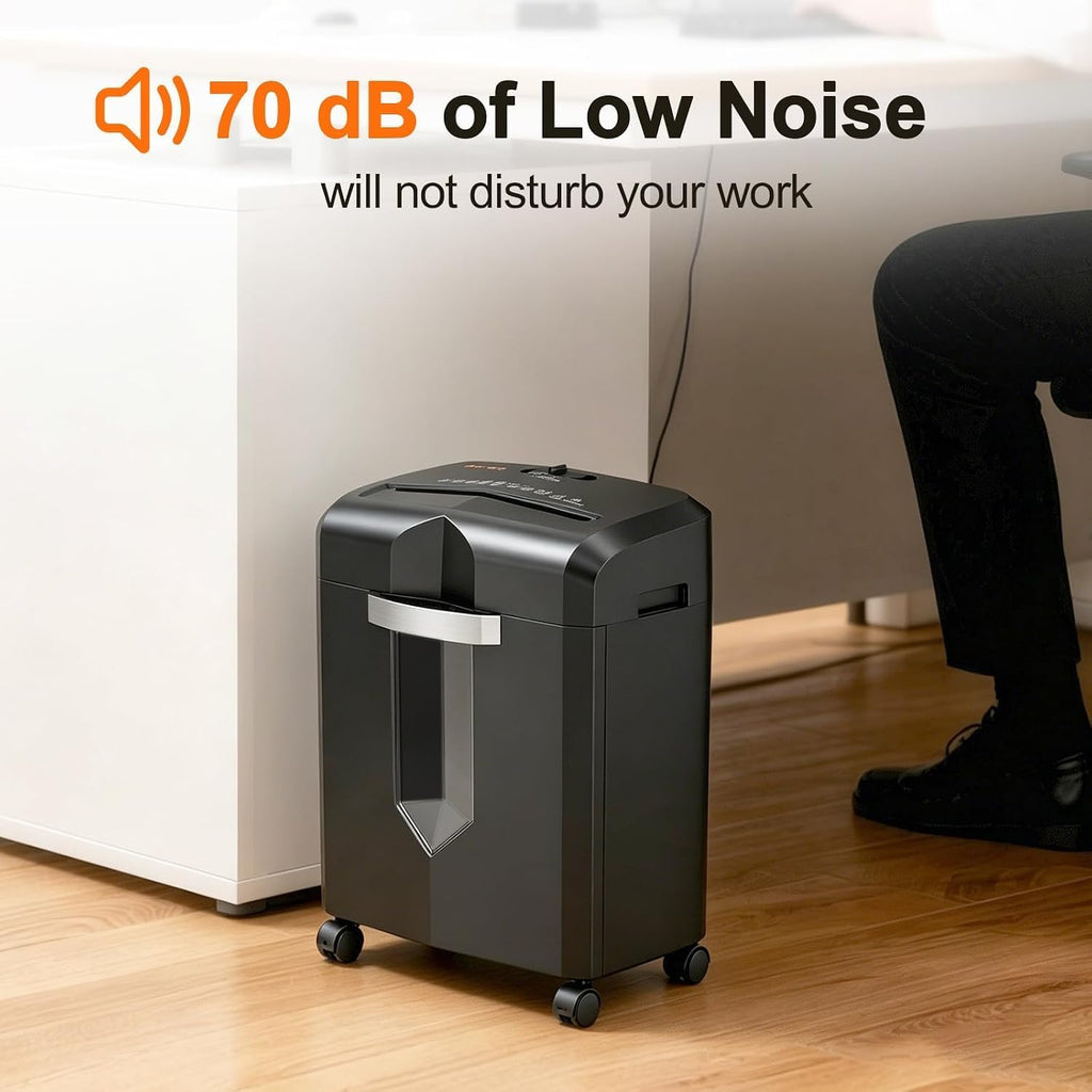 Bonsaii 12-Sheet Micro Cut Heavy Duty Paper Shredder for Home Office