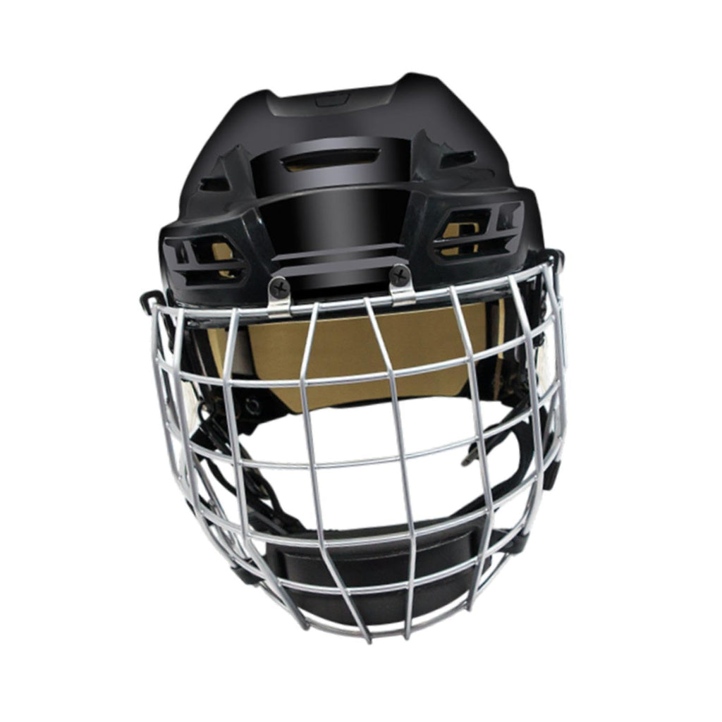 SM SunniMix Hockey Helmet Training Competition Sturdy Professional Adjustable Breathable Ice Skate Helmet with Facemask