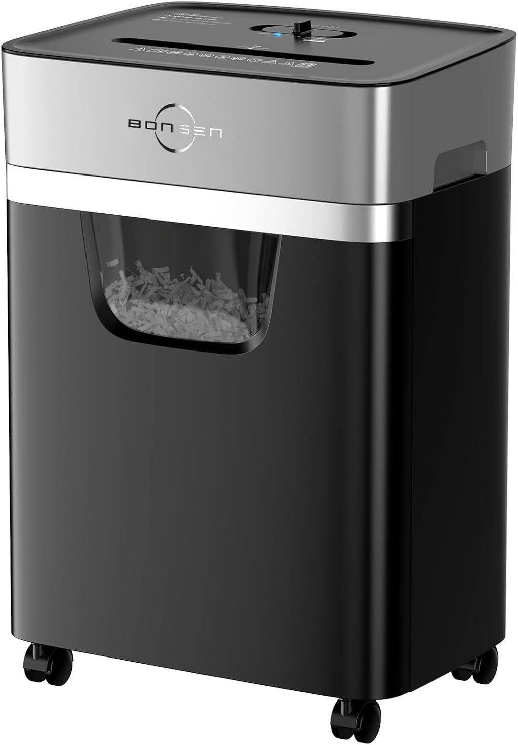 BONSEN 14-Sheet Cross Cut Heavy Duty Paper Shredder for Home Office