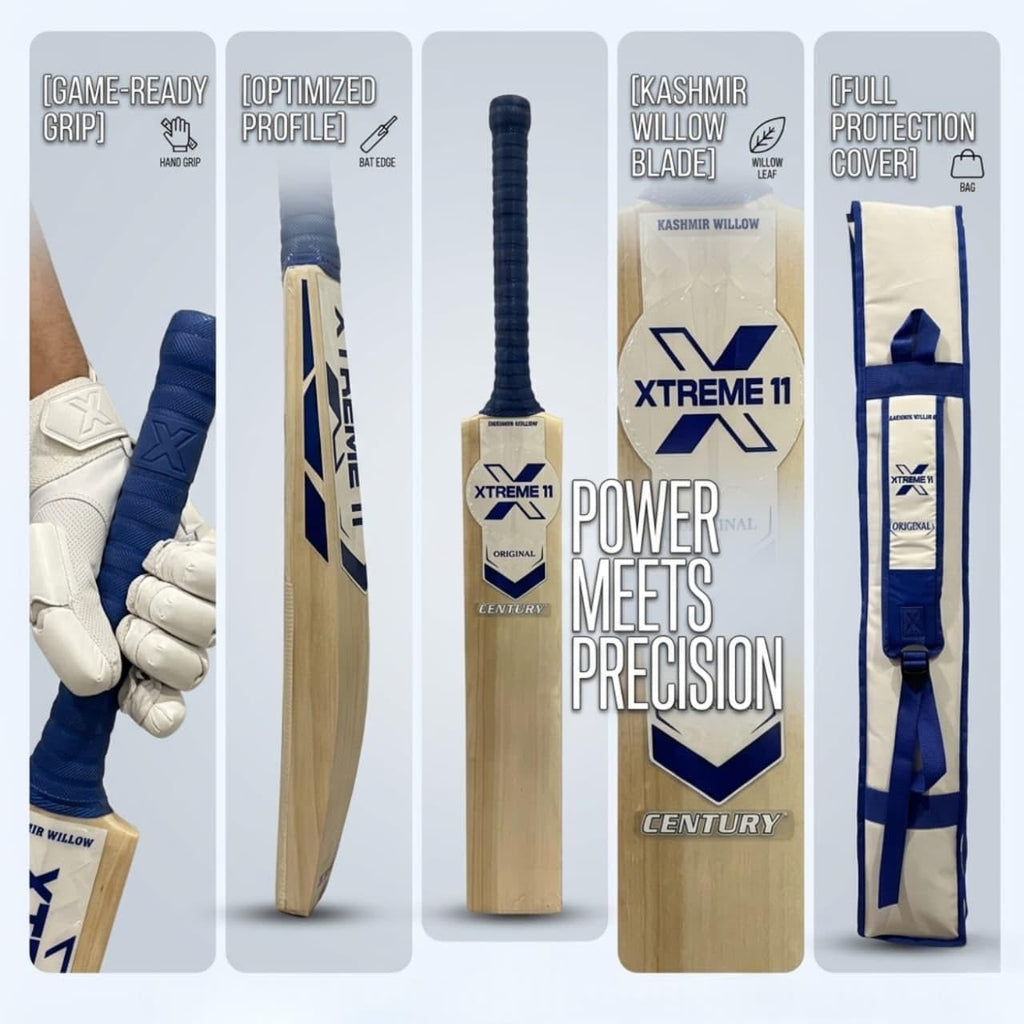 Kashmir Willow Cricket Bat | Lightweight & Short Handle with 9+ Grains Un-Knocked | Ideal for Adults, Power Hitting, Daily Net Practice, Club Matches, Hard Ball and Backyard Cricket Practice