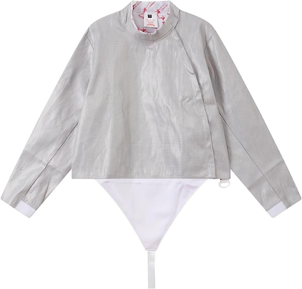 Fencing Lame, Fencing Electric Saber Jacket, Non-Washable Electric Fencing Metal Jacket Metallic Vest - Unisex Fencing Uniform(40#)