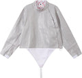 Fencing Lame, Fencing Electric Saber Jacket, Non-Washable Electric Fencing Metal Jacket Metallic Vest - Unisex Fencing Uniform(40#)