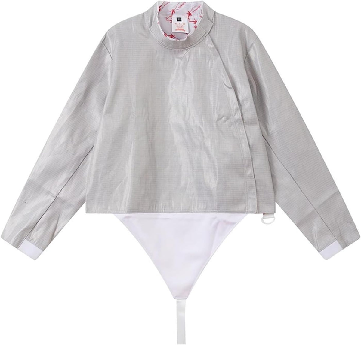 Fencing Lame, Fencing Electric Saber Jacket, Non-Washable Electric Fencing Metal Jacket Metallic Vest - Unisex Fencing Uniform(40#)
