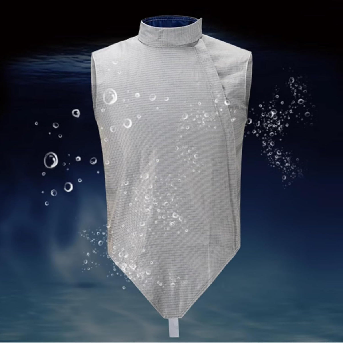 Fencing Electric Foil Jacket, Foil Metal Vest, Electric Foil Lame, Sleeveless Fencing Suit, Washable Fencing Metal Clothing, Adults and Children, Right Hand(38)