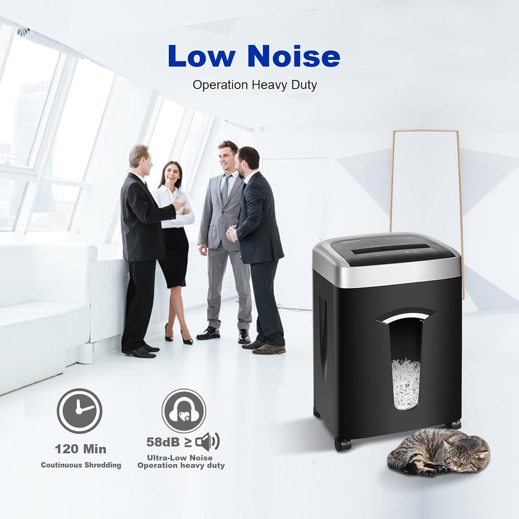 Wingwise 15 Sheets Paper Shredder Heavy Duty for Home Office