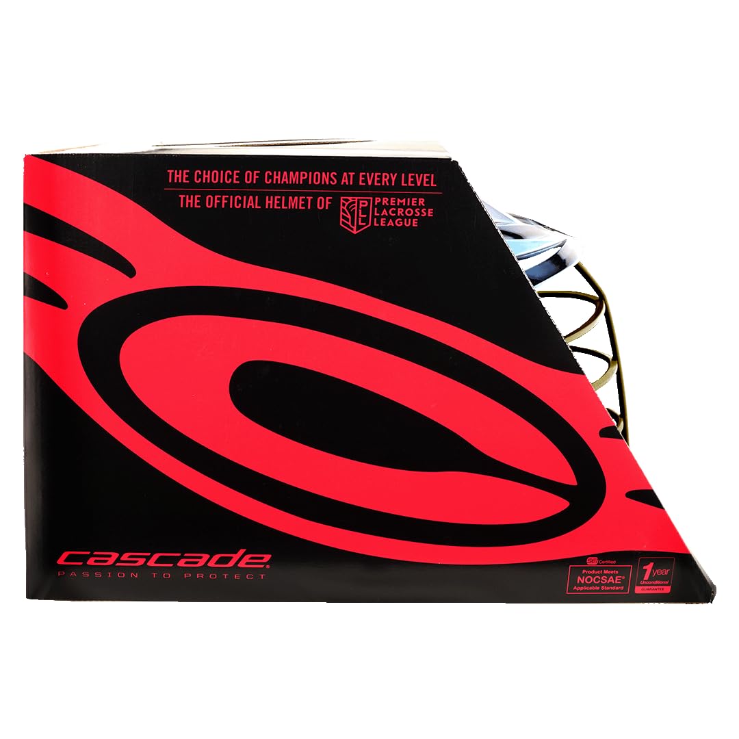 Cascade XRS Pro Lacrosse Helmet â Enhanced Vision, Superior Comfort & Custom Multi-Color Combos for Adult Players