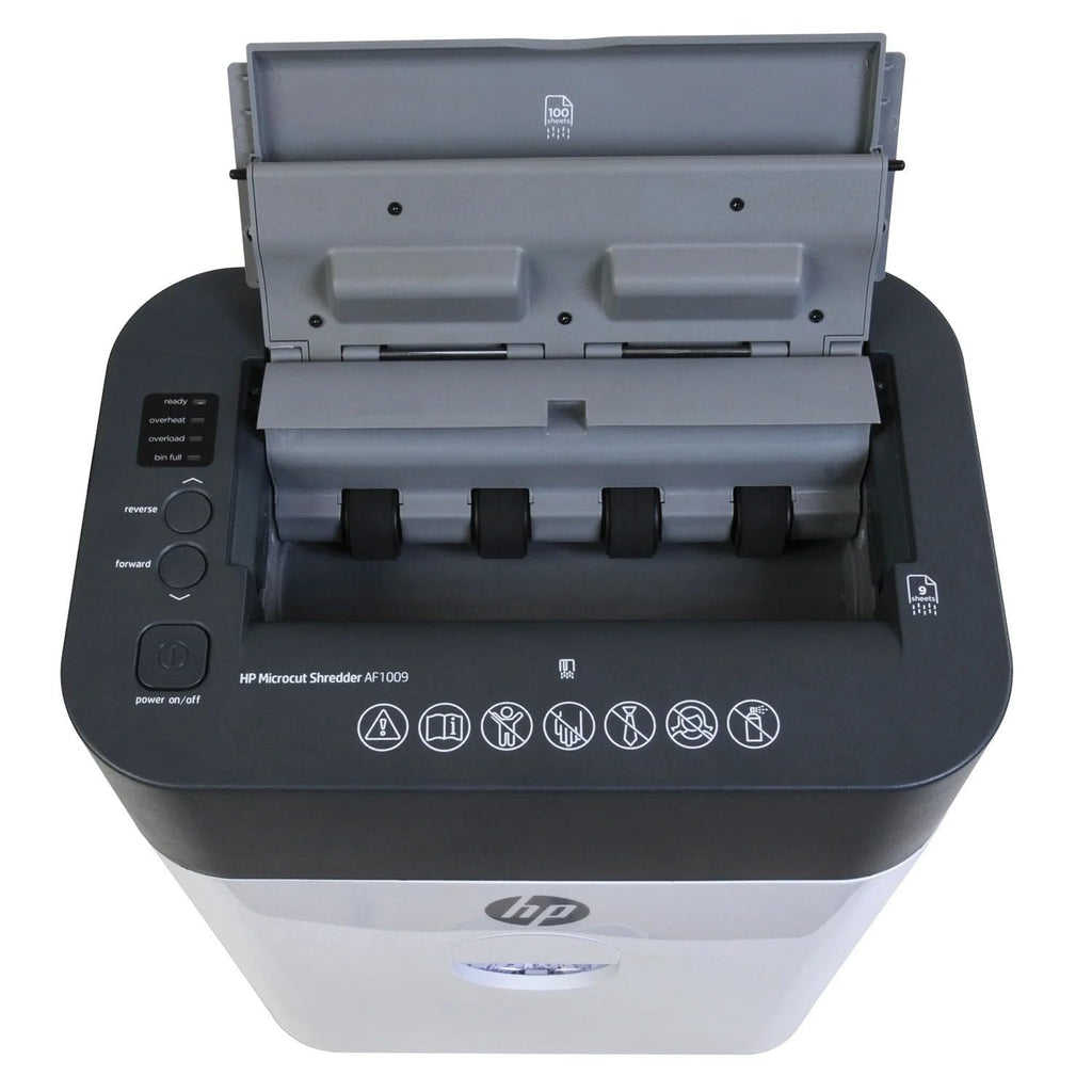 HP - Micro Cut Paper Shredder, 12-Sheet Manual, 150-Sheet Auto Feed